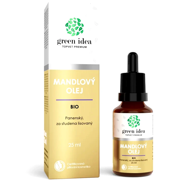 Green Idea Green Idea Organic almond oil λάδι αμυγδάλου ψυχρής έκθλιψης 25 ml