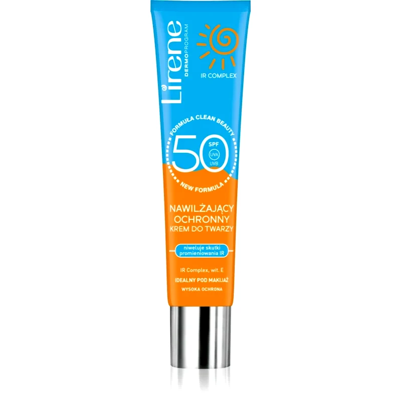 Lirene Lirene Sun care ενυδατική και προστατευτική κρέμα ημέρας Για το πρόσωπο SPF 50 40 ml