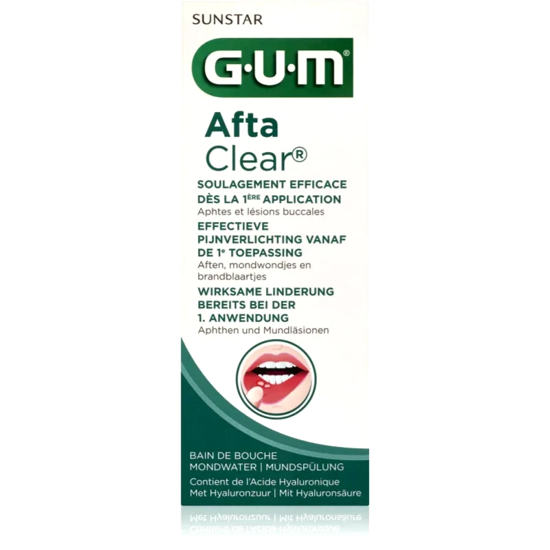 G.U.M G.U.M Aftaclear στοματικό διάλυμα 120 ml