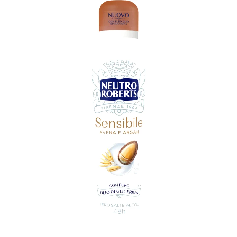 Neutro Roberts Neutro Roberts Avena e Argan αποσμητικό σε σπρέι με 48 - ώρη προστασία 150 ml