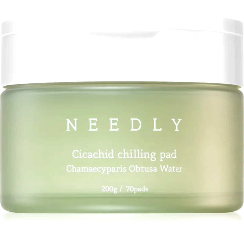 NEEDLY NEEDLY Cicachid Chilling Pad απολεπιστικά ταμπόν προσώπου με καταπραϋντική δράση 70 τμχ