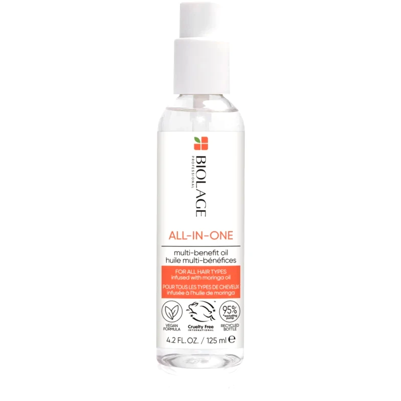 Biolage Biolage All In One Oil πολυλειτουργικό λάδι Για λάμψη και απαλότητα μαλλιών 125 ml