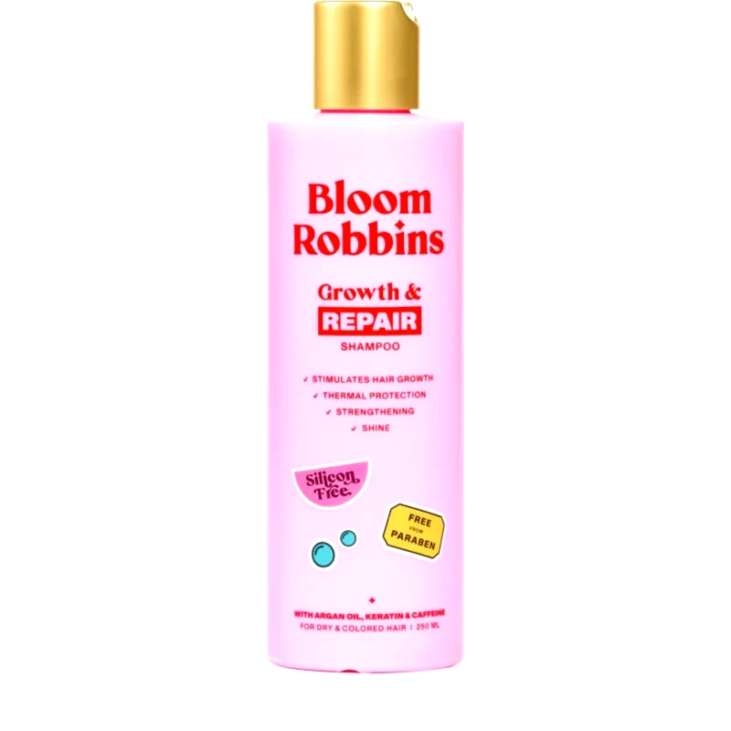 Bloom Robbins Bloom Robbins Growth & Repair σαμπουάν για ξηρά και κατεστραμμένα μαλλιά 250 ml