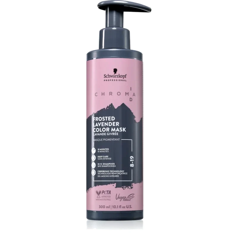 Schwarzkopf Professional Schwarzkopf Professional Chroma ID Color Mask Μάσκα με τεχνολογία intense bonding color για τα μαλλιά απόχρωση 8-19 Frosted Lavender 300 ml