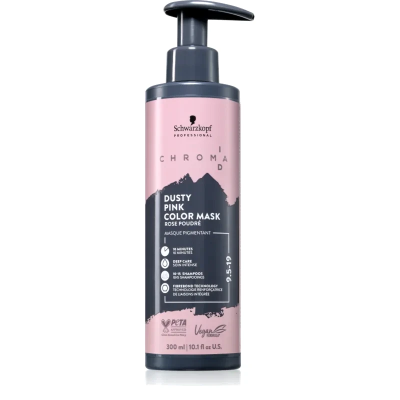 Schwarzkopf Professional Schwarzkopf Professional Chroma ID Color Mask Μάσκα με τεχνολογία intense bonding color για τα μαλλιά απόχρωση 9.5-19 Dusty Pink 300 ml