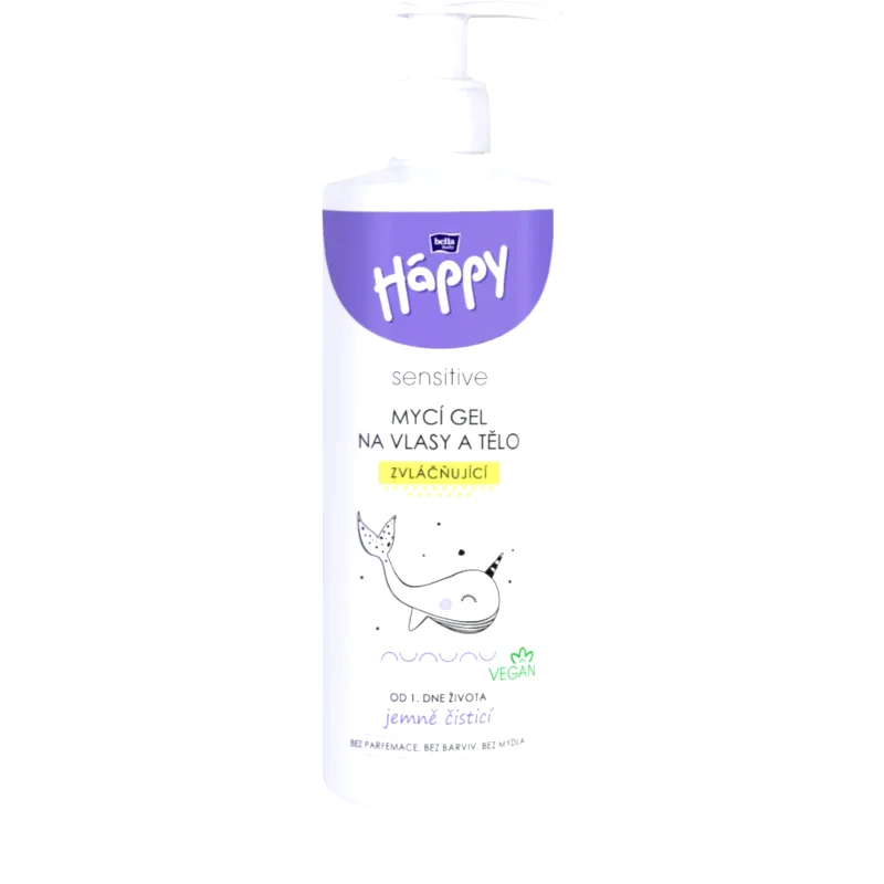 Bella Baby Happy Bella Baby Happy Sensitive τζελ πλυσίματος για σώμα και μαλλιά για παιδιά 400 ml