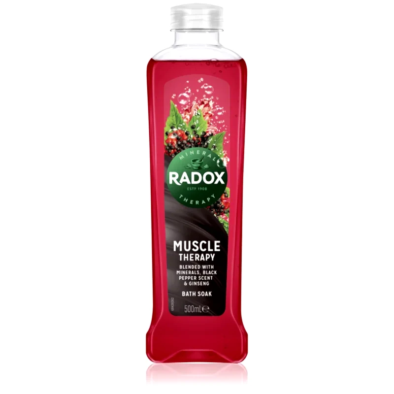 Radox Radox Men Muscle Therapy αφρόλουτρο μπάνιου Black Pepper & Ginseng 500 μλ