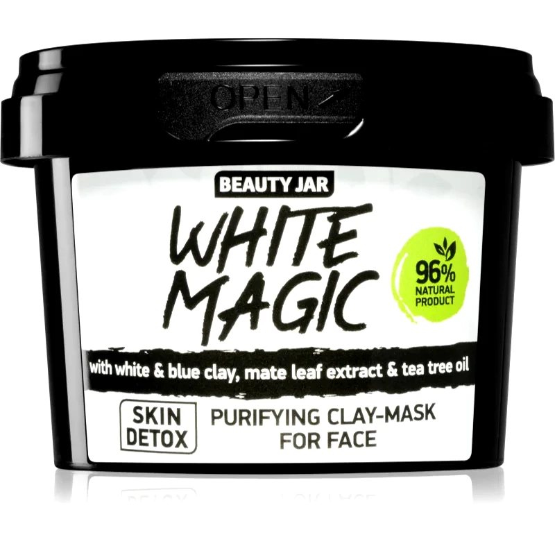Beauty Jar Beauty Jar White Magic καθαριστική μάσκα προσώπου με ενυδατικό αποτέλεσμα 120 ml