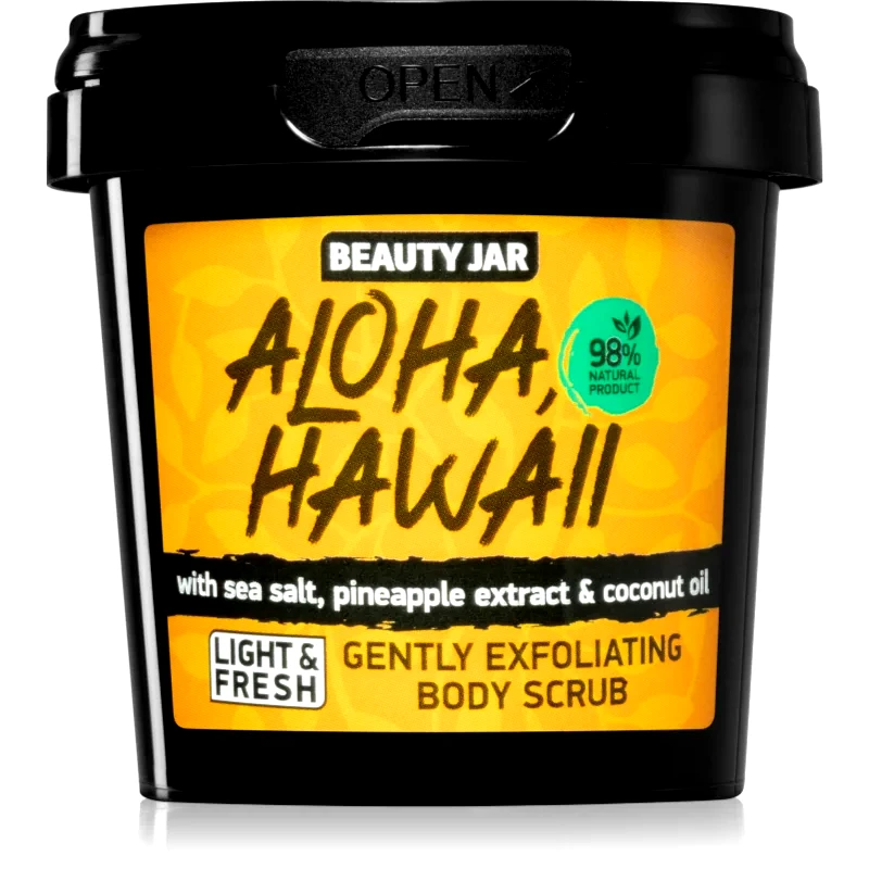 Beauty Jar Beauty Jar Aloha, Hawaii απαλό Scrub σώματος με θαλασσανινό αλάτι 200 γρ