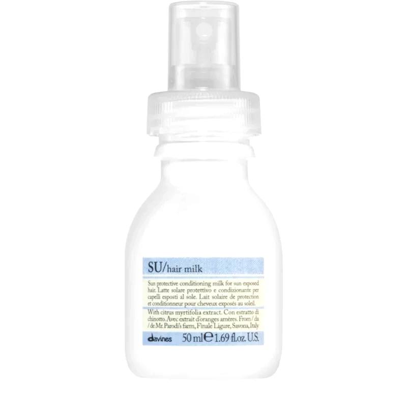 Davines Davines SU Hair Milk λοσιόν χωρίς ξέβγαλμα για όλους τους τύπους μαλλιών 50 ml