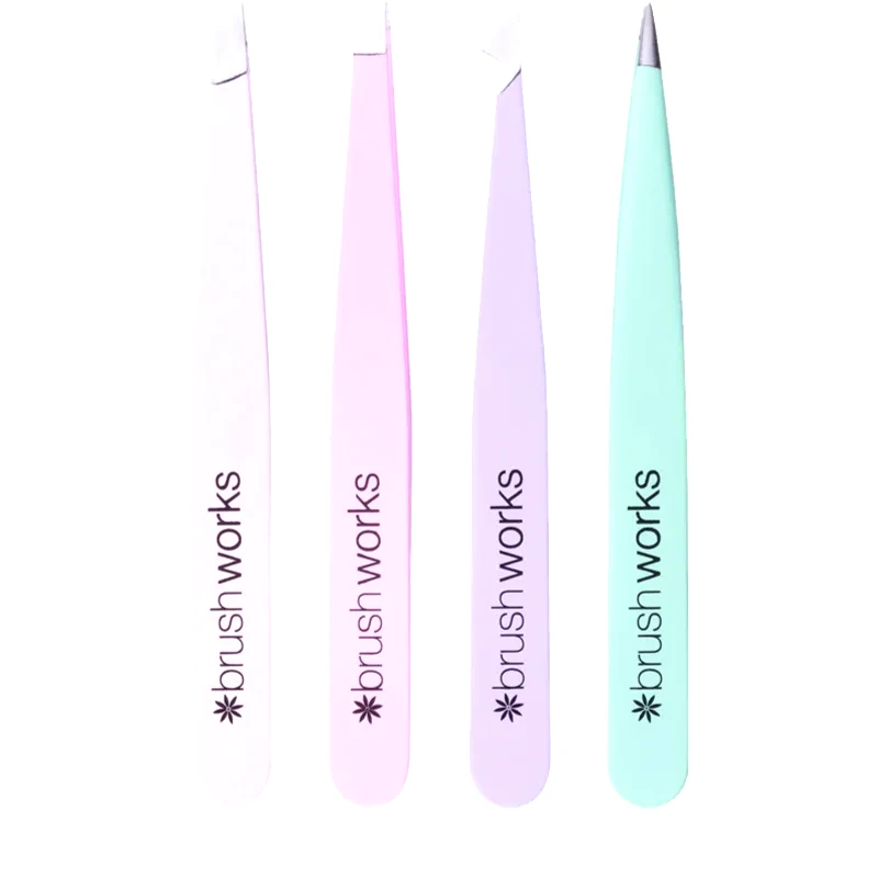 Brushworks Brushworks Tweezer Set Pastel σετ με τσιμπιδάκια