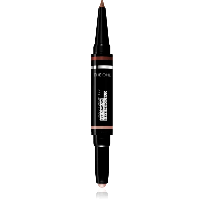 Oriflame Oriflame The One Colour Unlimited σκιές ματιών και μολύβι για τα μάτια 2 σε 1 απόχρωση Sandy Bronze 1.2 γρ