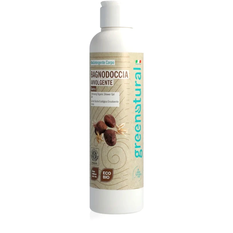 Greenatural Greenatural Body Wash Oat & Shea Butter θρεπτικό τζελ για ντους 250 ml