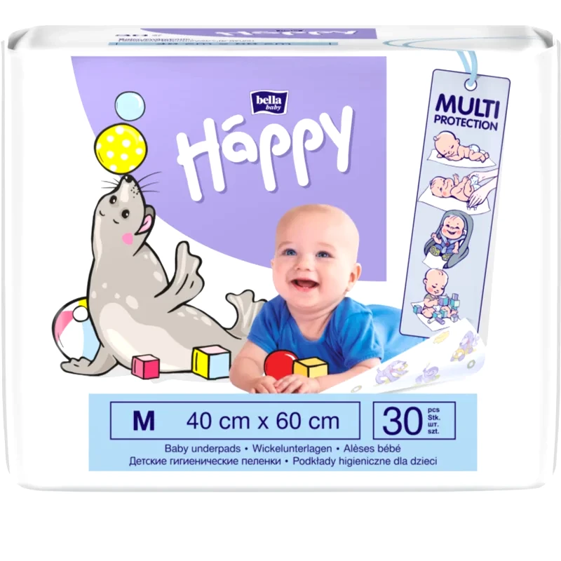 Bella Baby Happy Bella Baby Happy SIze M σελτεδάκια μιας χρήσης 40x60 cm 30 τμχ