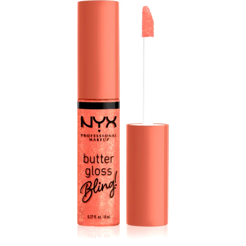 NYX Professional Makeup NYX Professional Makeup Butter Gloss Bling λιπ γκλος αστραφτερό απόχρωση 02 Dripped Out 8 ml