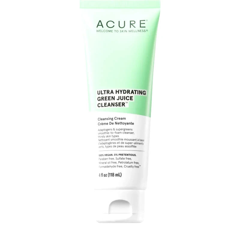 ACURE ACURE Ultra Hydrating Green Juice Κρέμα καθαρισμού 118 ml