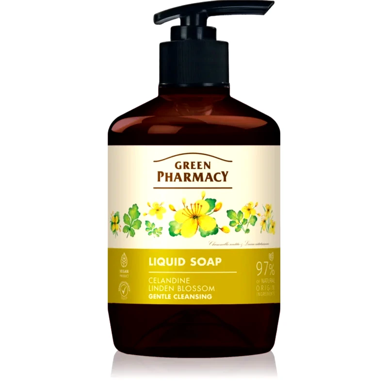 Green Pharmacy Green Pharmacy Celandine Hand Soap υγρό σαπούνι 460 ml