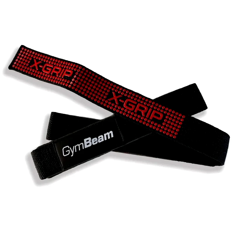 GymBeam GymBeam X-Grip ιμάντες δύναμης χρώμα Black
