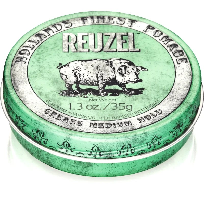Reuzel Reuzel Hollands Finest Pomade Grease Πομάδα μαλλιών μεσαία σκληρότητα 35 γρ