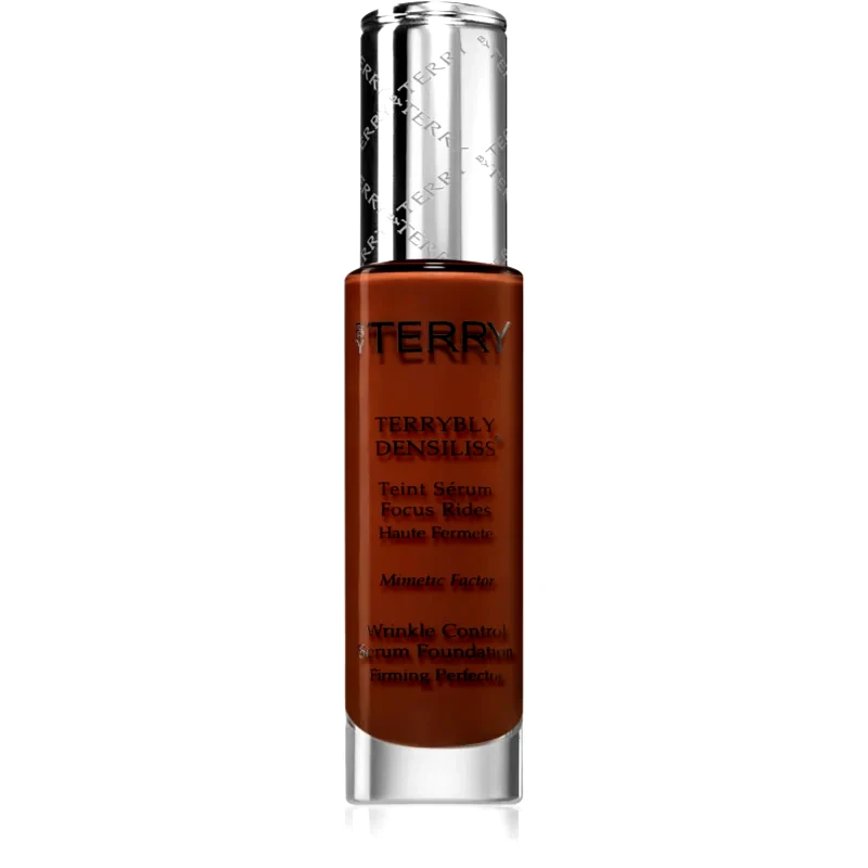 By Terry By Terry Terrybly Densiliss Foundation μακράς διαρκείας μεικ απ κατά των σημάδιων κούρασης απόχρωση Deep Ebony 30 ml