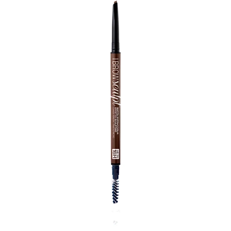 bellaoggi bellaoggi I Brow Sculpt Eyebrows Pencil ακριβής μολύβι για τα φρύδια με βούρτσα απόχρωση Dark Brown 1 γρ