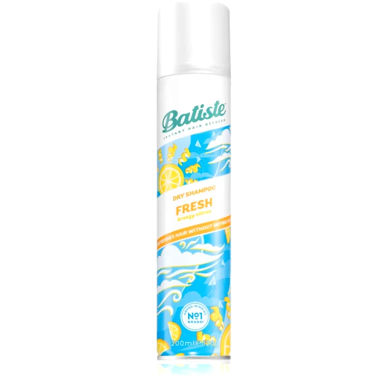 Batiste Batiste Fresh Breezy Citrus ξηρό σαμπουάν για όλους τους τύπους μαλλιών μείξη χρώματων 200 ml
