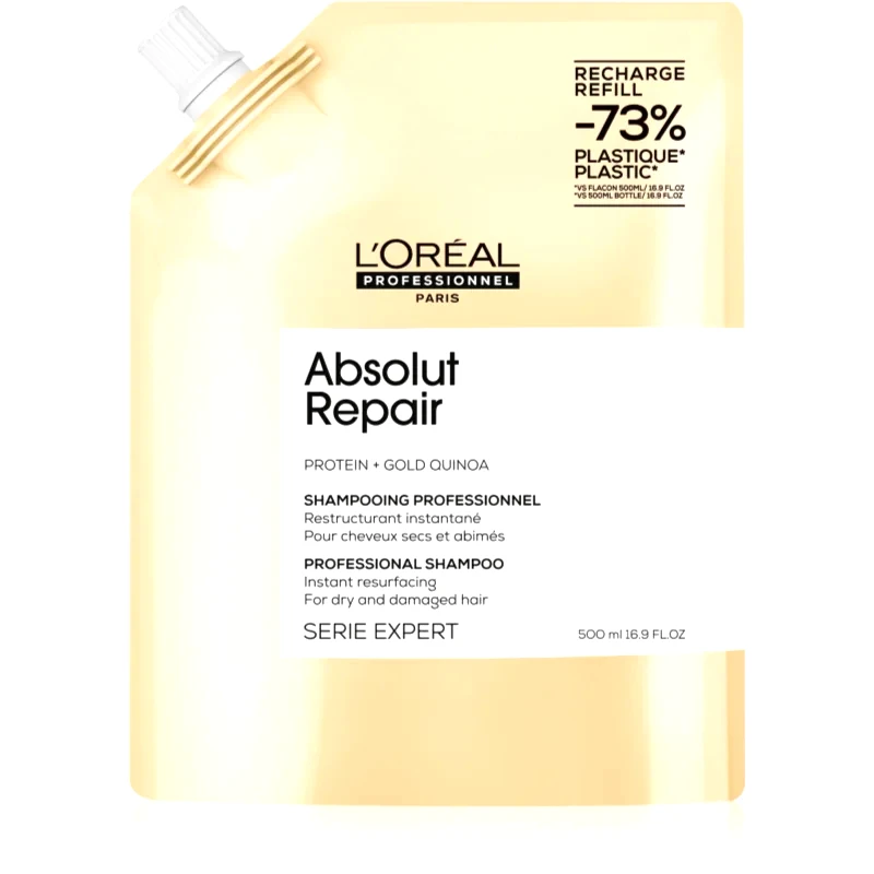 L’Oréal Professionnel L’Oréal Professionnel Serie Expert Absolut Repair βαθιά αποκαταστατικό σαμπουάν για ξηρά και κατεστραμμένα μαλλιά 500 ml