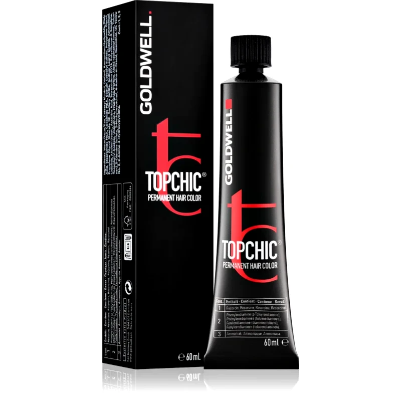 Goldwell Goldwell Topchic Permanent Hair Color βαφή μαλλιών απόχρωση 5RB 60 ml
