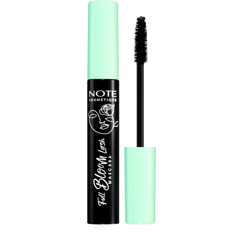 Note Cosmetique Note Cosmetique Full Bloom Lash μάσκαρα για περιστροφή και διαχωρισμό των βλεφαρίδων 9 ml