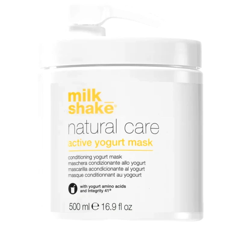 milk_shake® milk_shake® Natural Care Active Yogurt ενεργή μάσκα γιαουρτιού για τα μαλλιά 500 ml