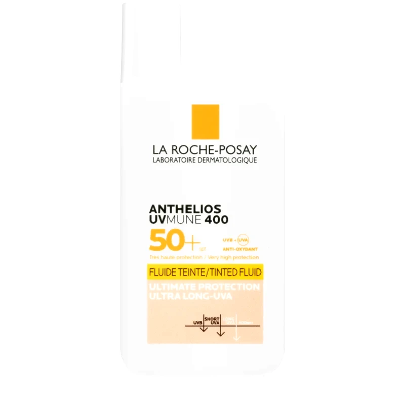 La Roche-Posay La Roche-Posay Anthelios UVMUNE 400 Προστατευτικό υγρό προσώπου με χρώμα SPF 50+ 50 ml