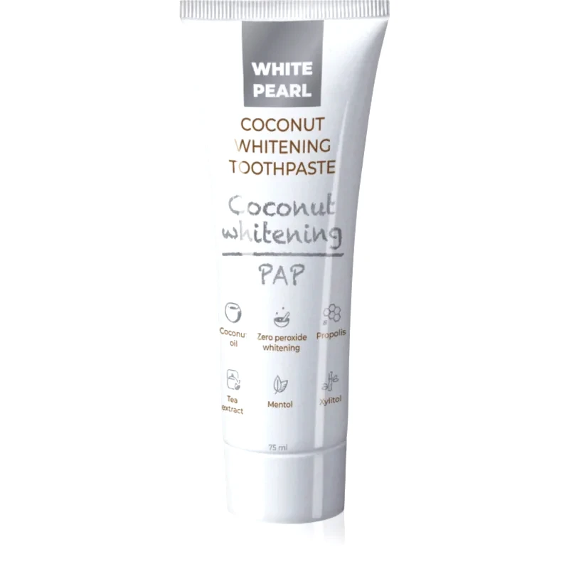 White Pearl White Pearl PAP Coconut Whitening λευκαντική οδοντόκρεμα 75 ml