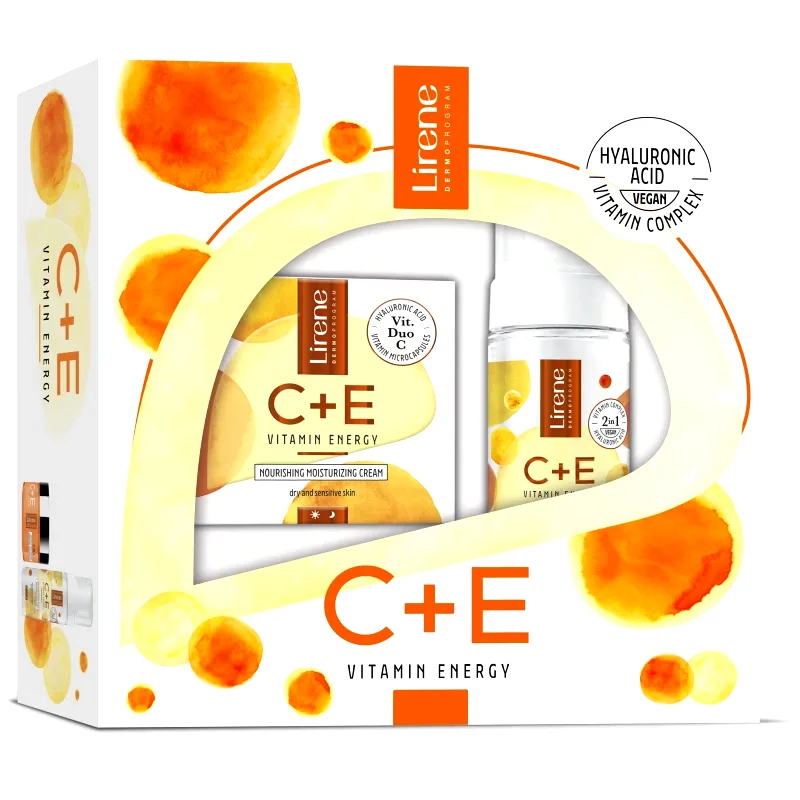 Lirene Lirene Vitamin Energy C+E σετ δώρου για ξηρή και ευαίσθητη επιδερμίδα για γυναίκες