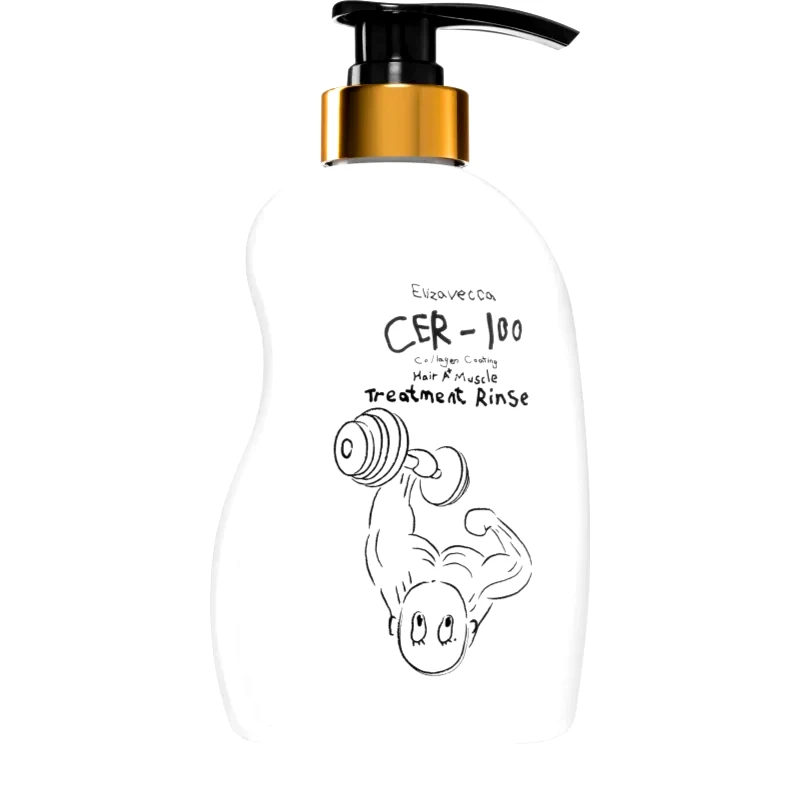 Elizavecca Elizavecca Cer-100 Collagen Coating Hair Muscle βαθιά αποκαταστατικό κοντίσιονερ για κατεστραμμένα και εύθραυστα μαλλιά 500 ml