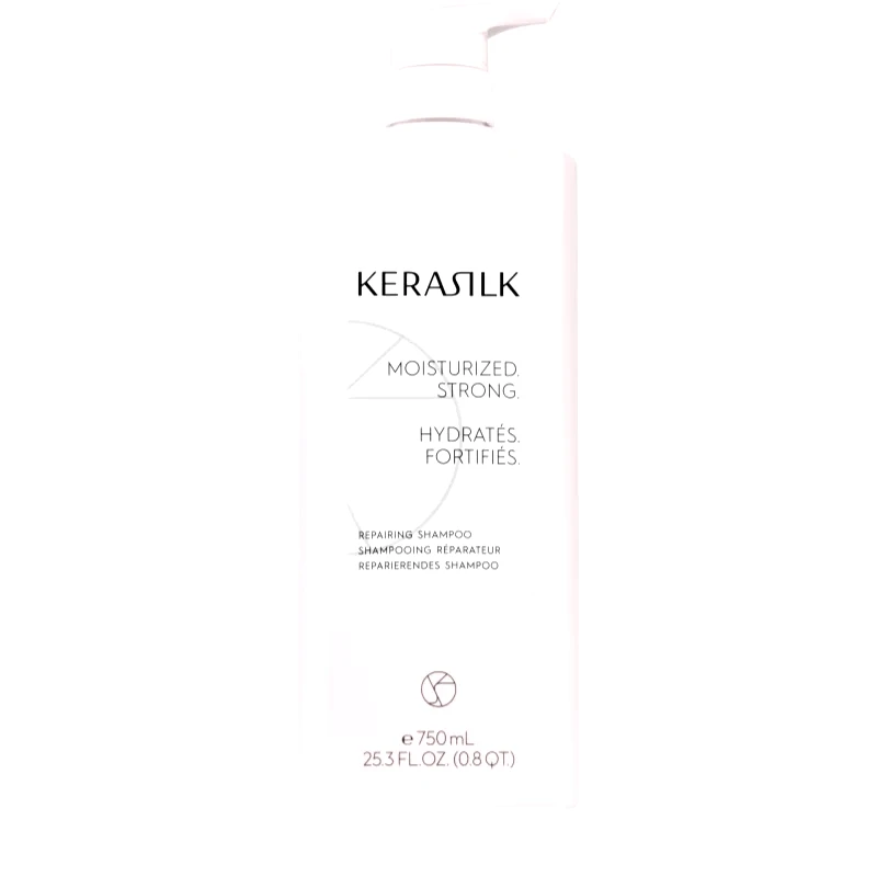 KERASILK KERASILK Essentials Repairing Shampoo καθαριστικό και καταπραϋντικό σαμπουάν για ξηρά και κατεστραμμένα μαλλιά 750 ml