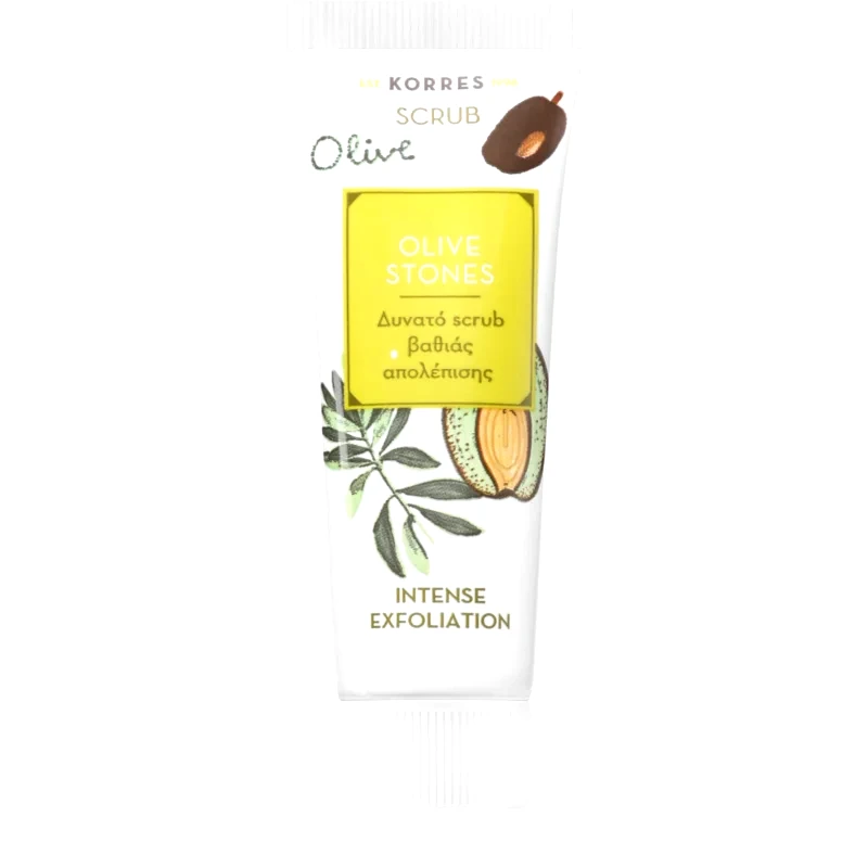 Korres Korres Olive Stones scrub βαθιάς απολέπισης 18 ml