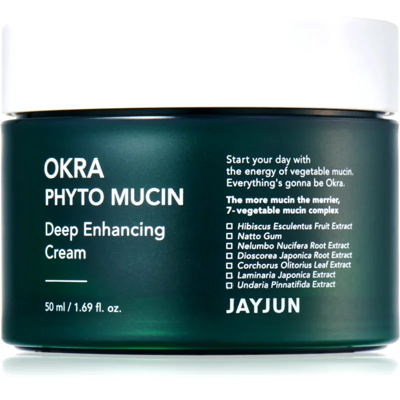 Jayjun Jayjun Okra Phyto Mucin Deep αναζωογονητική ενυδατική κρέμα προσώπου 50 ml