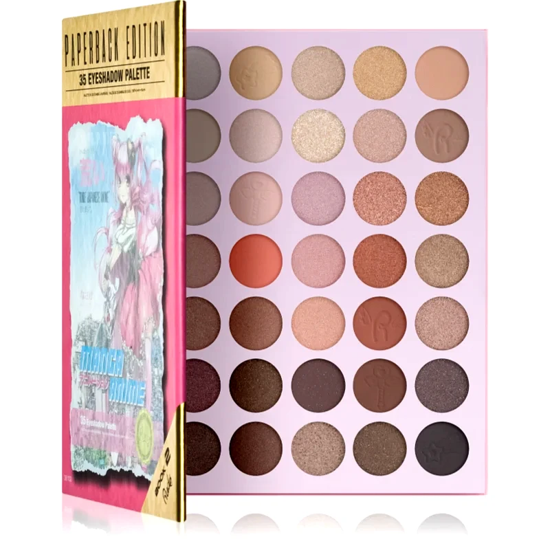 Rude Cosmetics Rude Cosmetics Manga Anime Palette Paperback Edition Παλέτα σκιών για τα μάτια 21 γρ