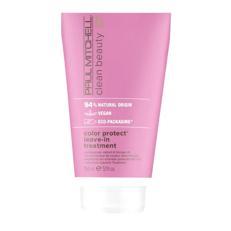 Paul Mitchell Paul Mitchell Clean Beauty Color Protect Leave-in Treatment φροντίδα χωρίς ξέβγαλμα για ξανθά και με ανταύγειες μαλλιά 150 ml