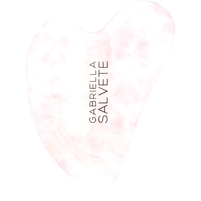 Gabriella Salvete Gabriella Salvete Gua Sha Rose Quartz οδηγίες για μασάζ Για το πρόσωπο 1 τμχ
