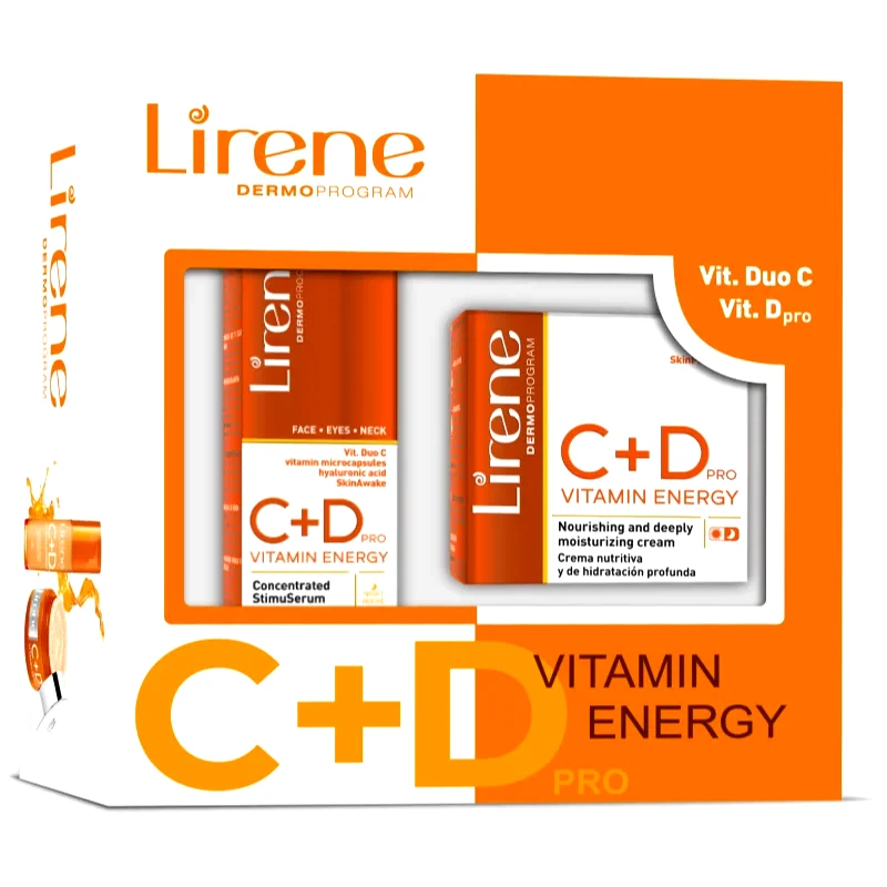 Lirene Lirene C+D PRO Vitamin Energy σετ δώρου για όλους τους τύπους επιδερμίδας για γυναίκες