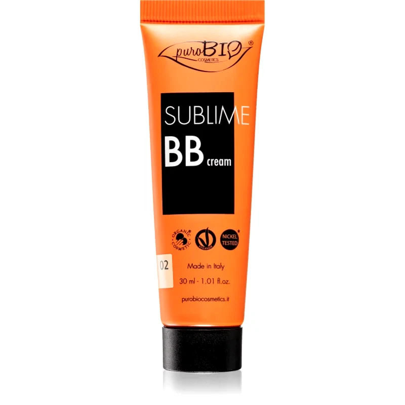 puroBIO Cosmetics puroBIO Cosmetics Sublime ενυδατική ΒΒ κρέμα απόχρωση 02 30 ml