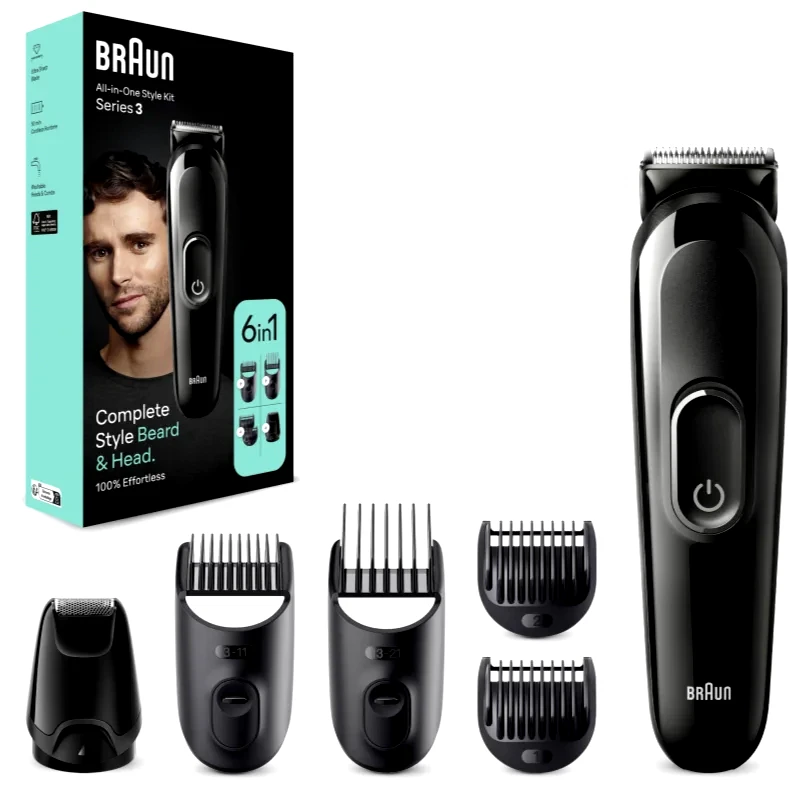 Braun Braun All-In-One Series MGK3410 σετ περιποίησης μαλλιών και γενειάδας για άντρες 1 τμχ