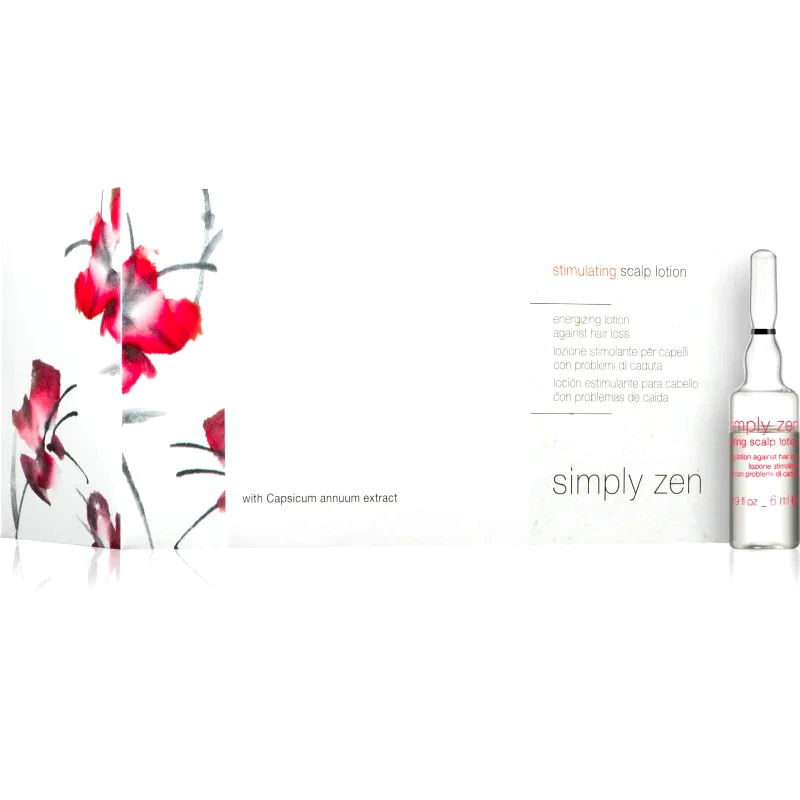 Simply Zen Simply Zen Stimulating Scalp Lotion λοσιόν για τα μαλλιά ενάντια στη τριχόπτωση 8x6 ml