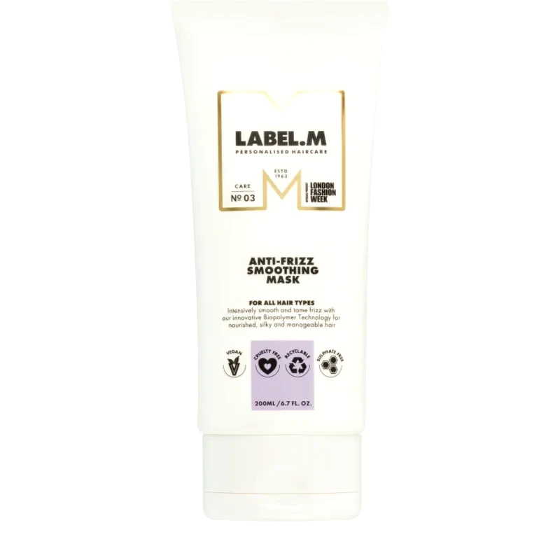 label.m label.m Anti-Frizz Smooting Mask μάσκα μαλλιών για την αντιμετώπιση του κρεπαρίσματος μαλλιών 200 ml