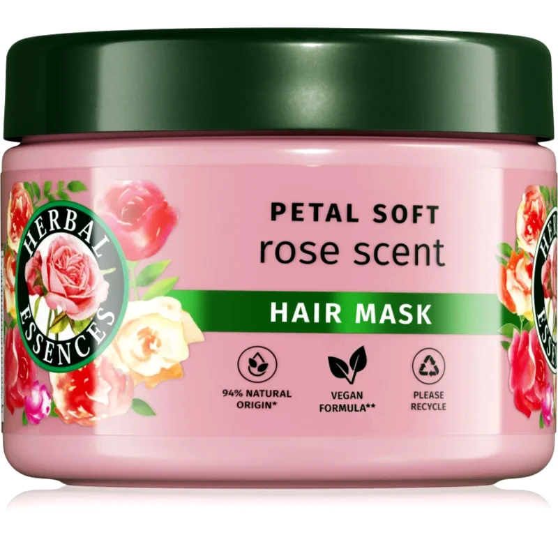 Herbal Essences Herbal Essences Rose Scent Petal Soft Θρεπτική μάσκα για ξηρά μαλλιά 300 ml