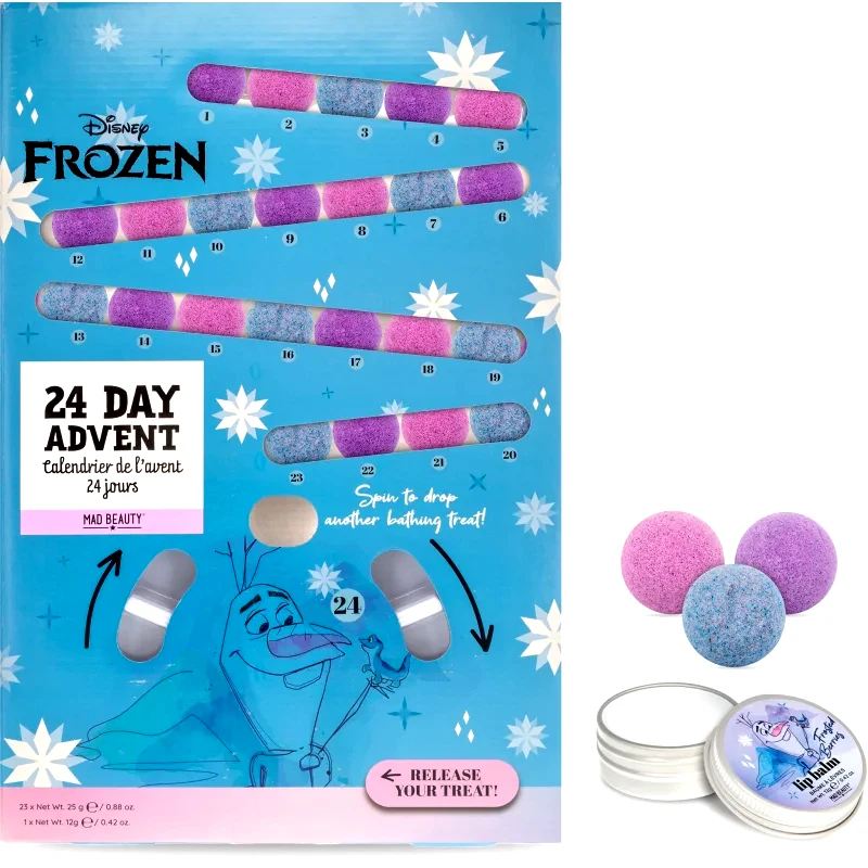 Mad Beauty Mad Beauty Frozen Advent Χριστουγεννιάτικο ημερολόγιο 24 τμχ