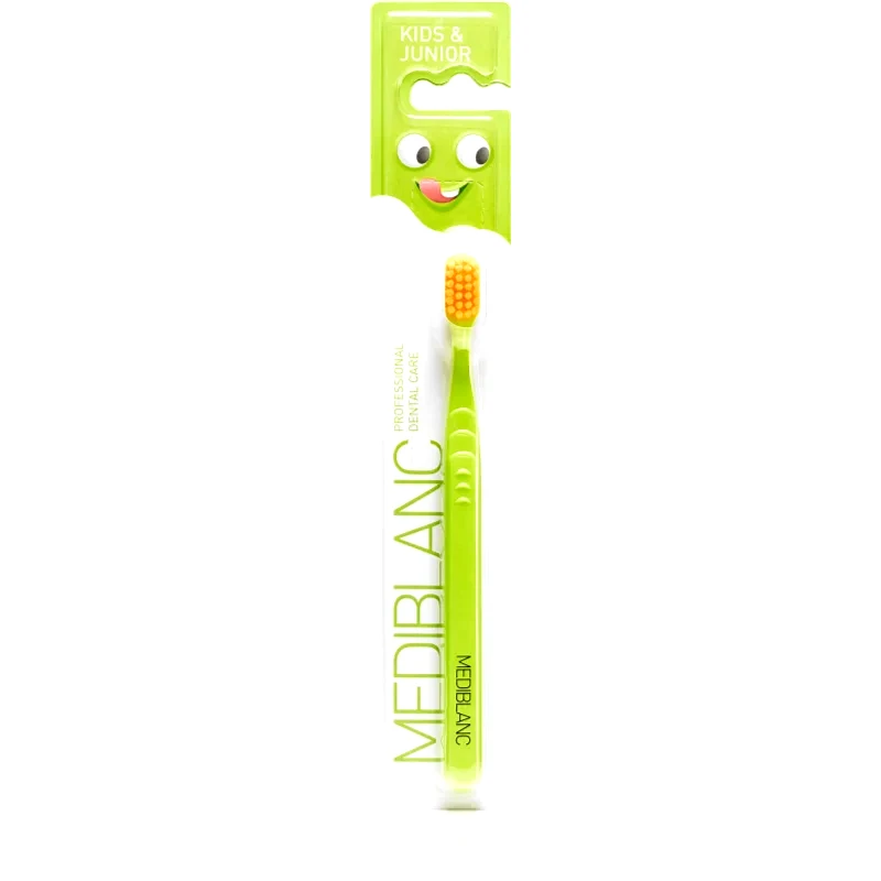 MEDIBLANC MEDIBLANC KIDS & JUNIOR Ultra Soft οδοντόβουρτσα για παιδιά ύπερ-μαλακό Green 1 τμχ