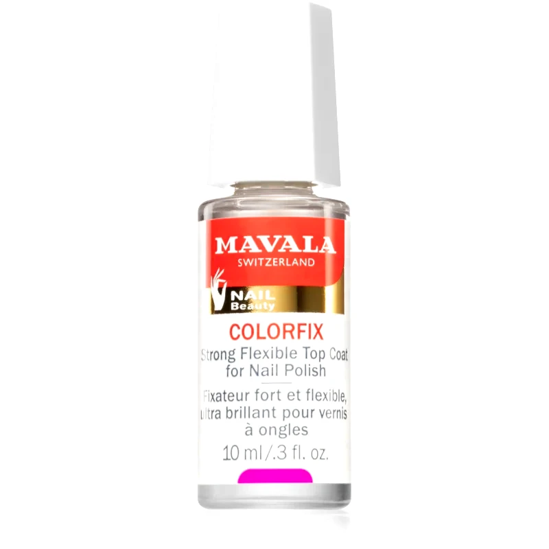 Mavala Mavala Nail Beauty Colorfix τοπ βερνίκι νυχιών για τέλεια προστασία και έντονη λάμψη 10 ml