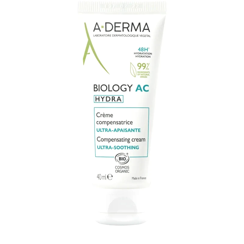 A-Derma A-Derma Biology AC Hydra ενυδατική και καταπραϋντική κρέμα με 48 - ώρη προστασία 40 ml